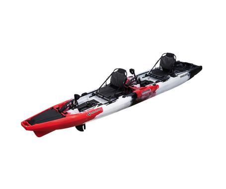 MAZUZEE - Propel 14.8 Fishing Kayak - Lava Red (14.8 Feet) - Mazuzee